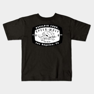 Speed Wolf Kids T-Shirt